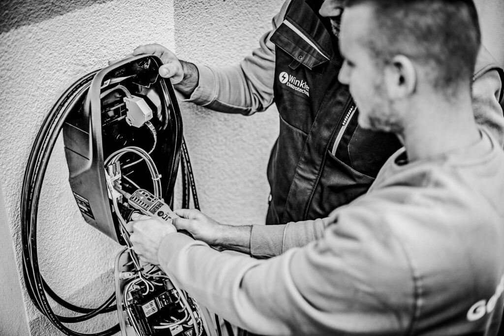 E-Mobilität Ladestation Installation