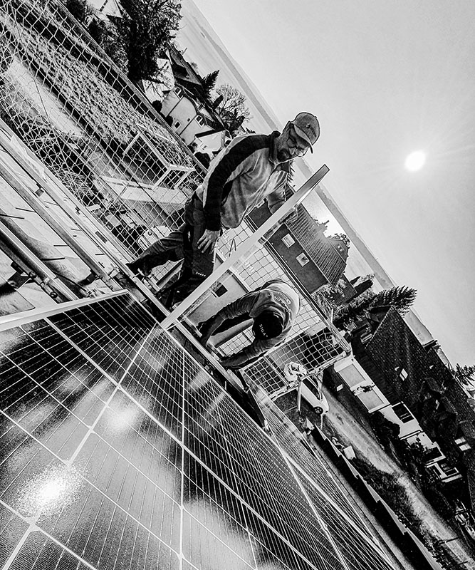 Photovoltaik Installation