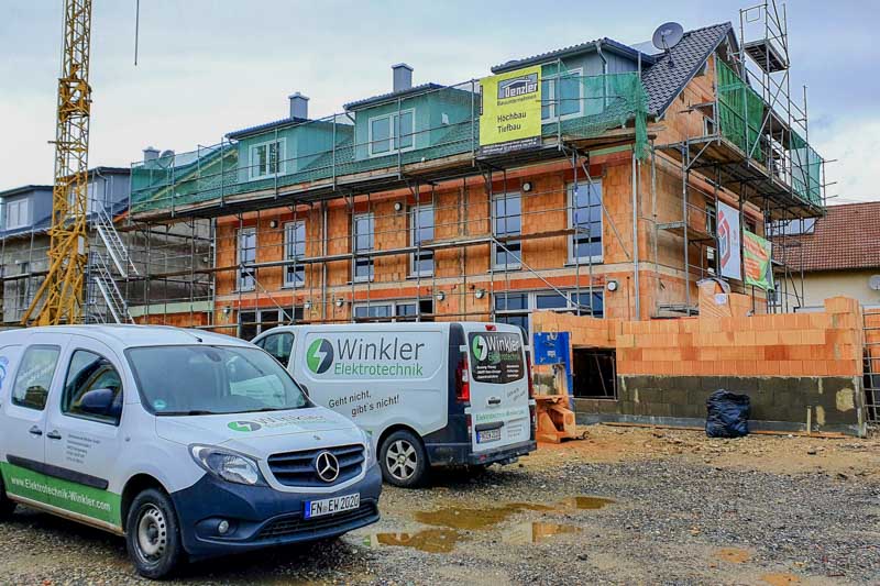 Referenz Neubau Elektroinstallation